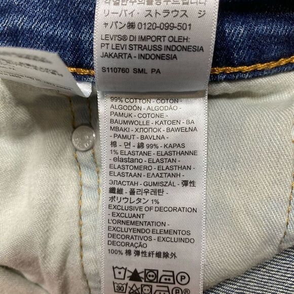 Levis 505 Jeans Mens 30x32 Straight Leg Blue Denim - Picture 4 of 10